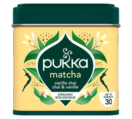 Tee Matcha Vanille Chai Bio - 30 g - PUKKA