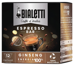 Bialetti - Kapseln für Mokespresso Caffè Ginseng - 12 Kapseln