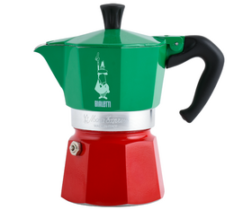Bialetti - Moka Express Italia - 6 Tassen rot