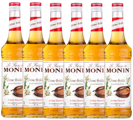 Monin Sirup Crème Brûlée für Geschäftskunden 6 x 0,7 L