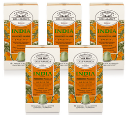 50 Nespresso* Original kompatible Kapseln Malabar Monsun Indien – CORSINI