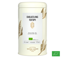Schwarzer Tee Darjeeling Mahalderam Bio - Dose 100g George Cannon