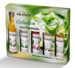 Monin - Cocktail-Probierset – 5 Mini-Sirupflaschen