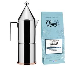 Alessi - Espressokocher La Conica - Aldo Rossi 3 Tassen