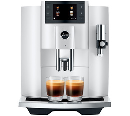 Jura - Kaffeevollautomat E8 PianoWhite (EC) inklusive Smart Connect als Geschenk