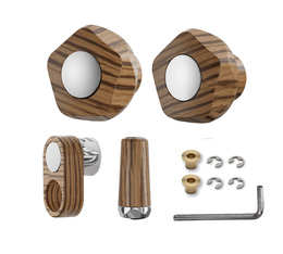Lelit - Zebrano-Holz Zubehörset für Lelit Marax3 PL62X3