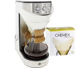 Filterkaffeemaschine CK105 Slow Coffee Kottea + Chemex 6 Tassen