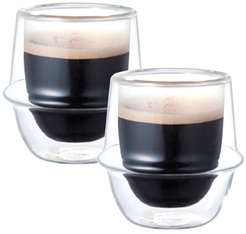 Kinto - Espressotassen doppelwandig Kronos 80 ml x 2