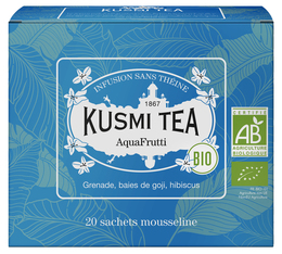 Früchtetee AquaFrutti Bio - 20 Teebeutel - Kusmi Tea