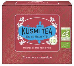 Bio-Schwarztee „Thé Noir du Matin N°24” – 20 Beutel – Kusmi Tea