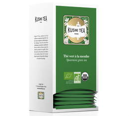 25 Teebeutel Grüner Tee Minze Bio für Profis - KUSMI TEA