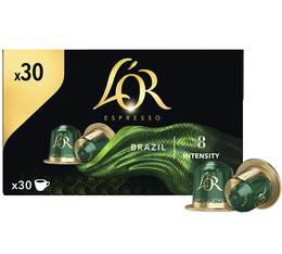 30 Nespresso* Original-kompatible Kapseln - Brazil - L'Or Espresso