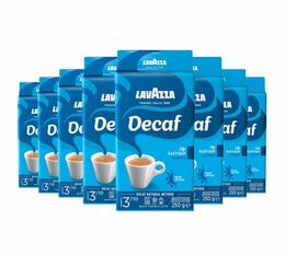 Lavazza - Decaf Classico gemahlener Kaffee – 8 x 250 g