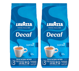 Lavazza Decaf Classico Kaffeebohnen My Easy Day  – 2 x 500 g