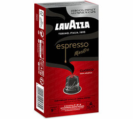 10 Nespresso* Original kompatible Kapseln Maestro Classico – LAVAZZA