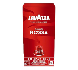10 Nespresso* Original kompatible Kapseln Qualità Rossa – LAVAZZA