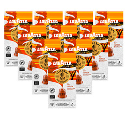 100 Nespresso* Original kompatible Kapseln Tierra Afrika Bio – LAVAZZA