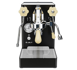 Siebträgermaschine LELIT MaraX PL62X-EUCB schwarz und helles Holz