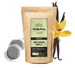 Les Petits Torréfacteurs - Kaffeepads mit Vanillegeschmack x 18