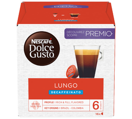 16 Decaffeinato Lungo Kapseln – Nescafe* Dolce Gusto*