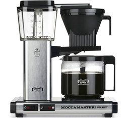 Moccamaster - Filterkaffeemaschine KBG Select gebürstetes Aluminium 1,25 l