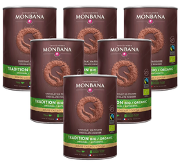 Monbana -Trinkschokolade Bio Max Havelaar für Geschäftskunden 6 x 1 kg