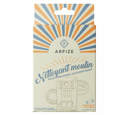Arfize - Reinigungsmittel für Espressomaschinen mit integriertem Mahlwerk – 5 Fertigbeutel (15 g)