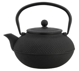 Teekanne aus Gusseisen 1.5 L Osaka Schwarz + Geschenk - OGO Living