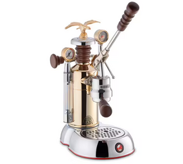 La Pavoni Handhebelmaschine Esperto Competente Chrom-Gold