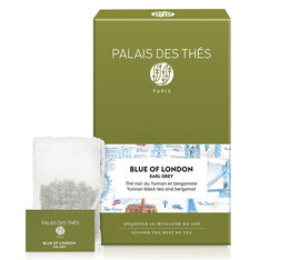 Schwarzer Tee  Earl Grey Blue of London - 20 Teebeutel- Palais des Thés