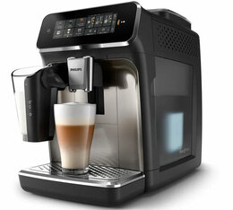  Philips Kaffeevollautomat Series 3300 Latte Go EP3347/90 Schwarz verchromt 