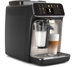 Philips Kaffeevollautomat SilentBrew Serie 5500 EP5547/90 LatteGo Schwarz verchromt