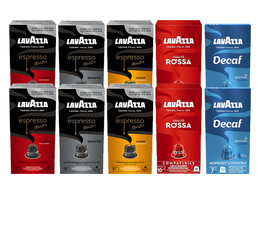 Probierset 100 Nespresso* Original-kompatible Kapseln - LAVAZZA