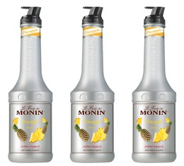 Monin Fruchtpüree Ananas für Geschäftskunden - 3 x 1 L