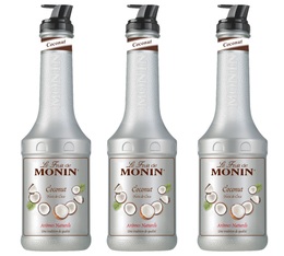 Monin Fruchtpüree Kokusnuss für Geschäftskunden - 3 x 1 L