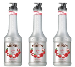 Monin Fruchtpüree - Litschi -  1 L x 3 für Geschäftskunden