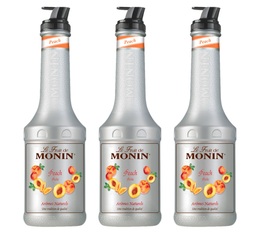 Monin Fruchtpüree Pfirsich für Geschäftskunden - 3 x 1 L