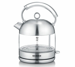 Elektrischer Wasserkocher WK3459 Glas und Edelstahl - 1,7 L - SEVERIN