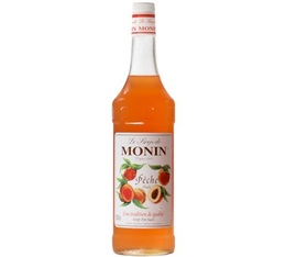 Monin Sirup Pfirsich - Glasflasche 1 l
