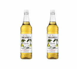 Monin Sirup Vanille – Plastikflasche – 2 x 1 l