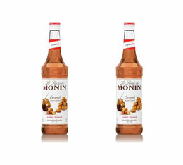 Monin Sirup Karamell - Glasflasche 2 x 70 cl