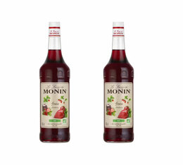 Monin Sirup Bio-Erdbeere 1 L x 2