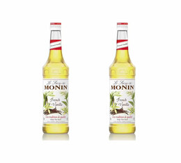 Monin Sirup French Vanilla – Glasflasche 2 x 70 cl