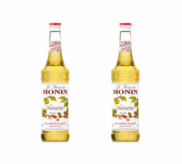 Monin Sirup Haselnuss - Glasflasche 2 x 70 cl