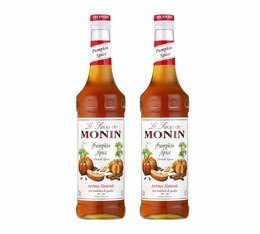 Monin Sirup Pumpkin Spice (Würziger Kürbis) - 2 x 0,7 L