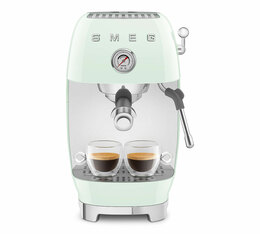 Smeg - Siebträgermaschine ECF03PGEU - mintgrün - mit Cold Brew-Funktion