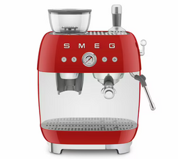 Smeg Espressomaschine EGF03RDEU rot mit Kaffeemühle