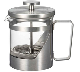 Hario French Press 300 ml aus gebürstetem Alu