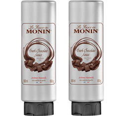 Monin Topping Sauce Zartbitterschokolade 500 ml x 2 