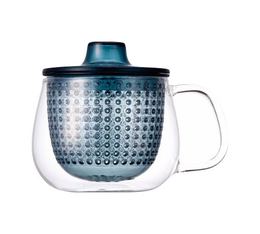 Kinto - UniMug Tasse mit Teefilter 350 ml blau